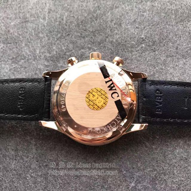 IWC手錶 複刻版萬國葡計 自動機械計時萬國男表 萬國高端男士腕表  hds1666